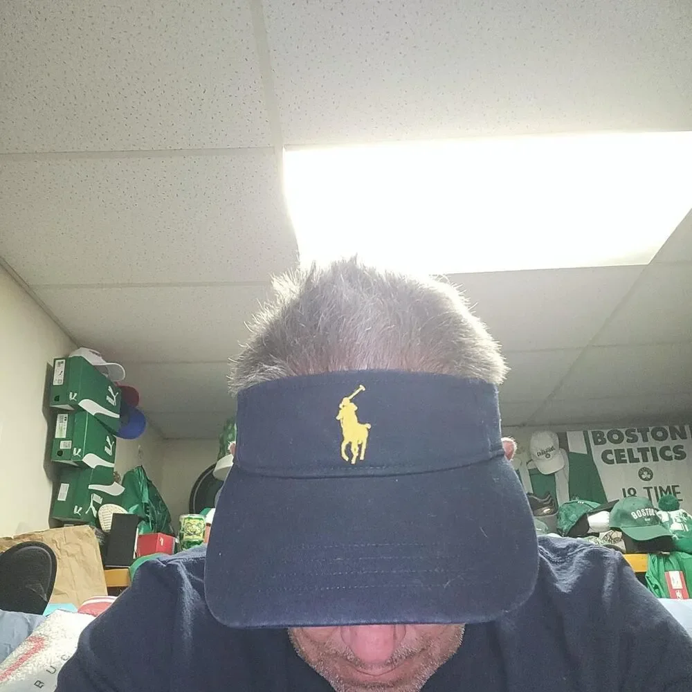 Polo-ralph-lauren Men's Navy and Yellow Visor